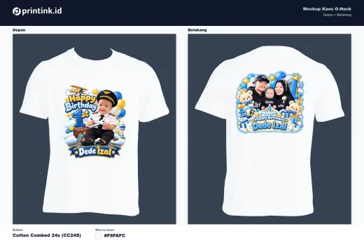 Kaos Anak Avatar Custom