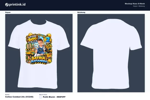 Kaos Anak Avatar Custom