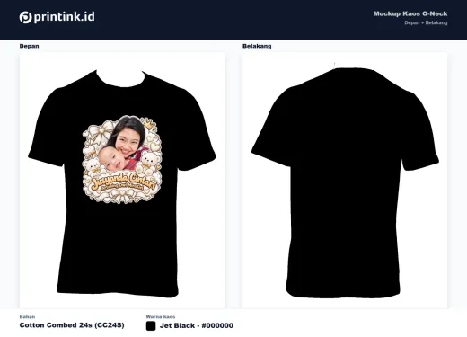 Kaos Anak Avatar Custom