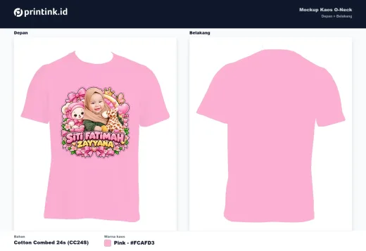 Kaos Anak Avatar Custom