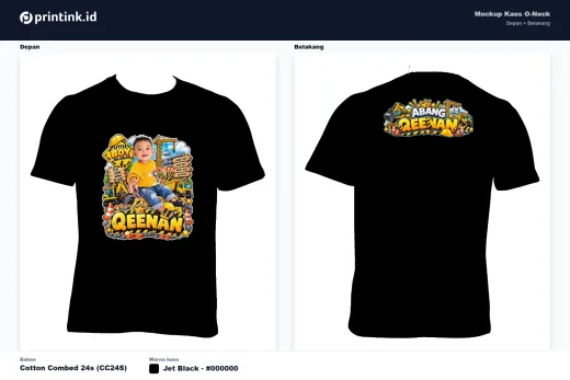 Kaos Anak Avatar Custom