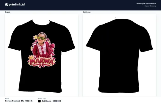 Kaos Anak Avatar Custom