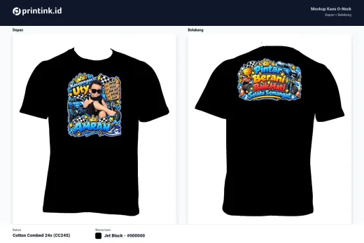 Kaos Anak Avatar Custom
