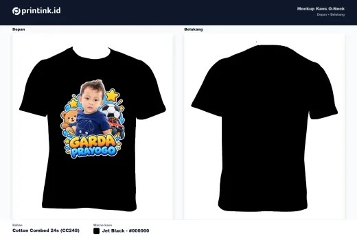 Kaos Anak Avatar Custom