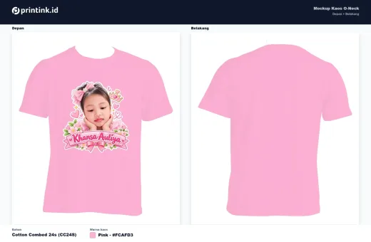 Kaos Anak Avatar Custom